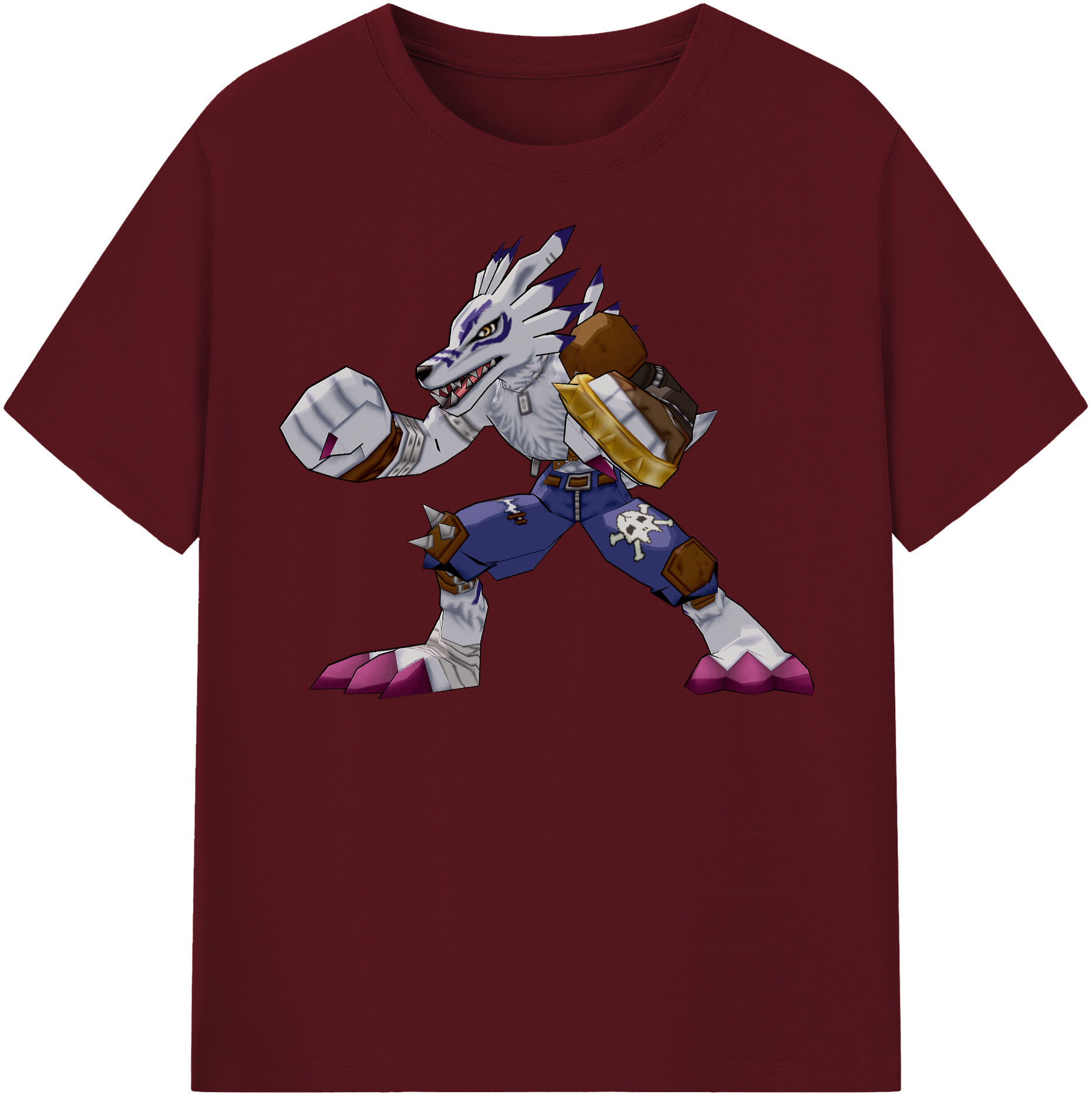 （画像用） Digimon デジタルモンスター/デジモン 綿100％半袖Tシャツ（フロントプリント）